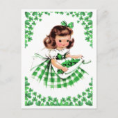 Carte Postale Bonne Saint Patrick. Vintage irlandaise (Devant)