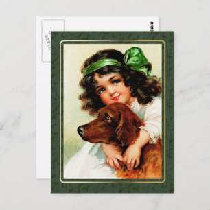 Carte Postale Bonne Saint Patrick. Vintage irlandaise