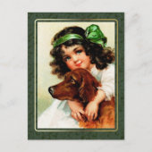Carte Postale Bonne Saint Patrick. Vintage irlandaise (Devant)