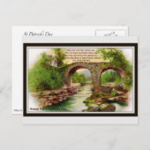 Carte Postale Bonne Saint Patrick's Day (Devant / Derrière)