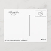 Carte Postale Bonne Saint Patrick's Day (Dos)