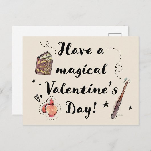 Carte Postale Bonne Saint Valentin ! (Devant / Derrière)