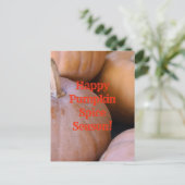 Carte Postale Bonne saison des épices Citrouilles ! (Debout devant)