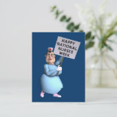 Carte Postale Bonne Semaine nationale des infirmières ! (Debout devant)