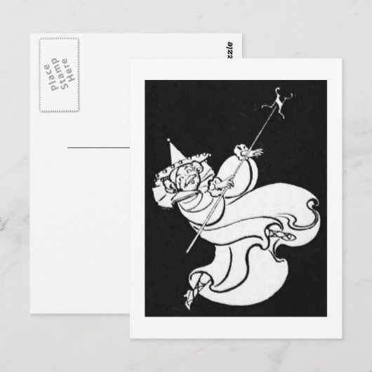 Carte Postale Bonne sorcière (Devant / Derrière)