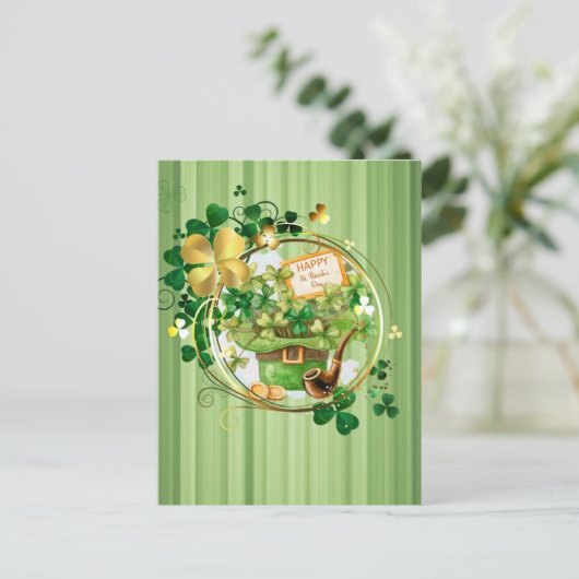 Carte Postale Bonne St patrick (Debout devant)