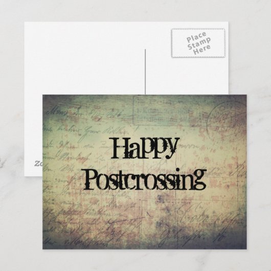 Carte Postale Bonne traversée (Devant / Derrière)