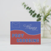 Carte postale "Bonne traversée postale ! Points" (Debout devant)