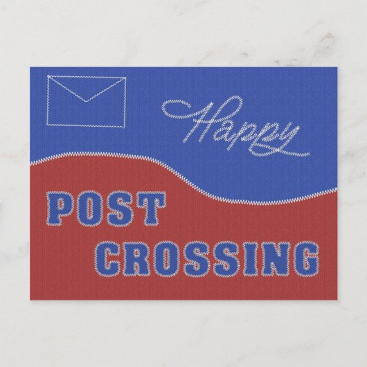 Carte postale "Bonne traversée postale ! Points" (Devant)