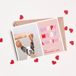Carte Postale Bonne Wooflentines   Photo Valentine Dog