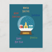 Carte Postale Bonnes Fêtes (Devant)