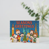 Carte postale Bonnes Fêtes (Debout devant)