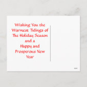 Carte postale Bonnes Fêtes de Diva (Dos)