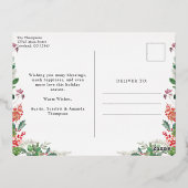 Carte postale Bonnes Fêtes Gold Foil Holiday (Verso)