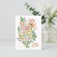 Bonnes fleurs sauvages Félicitations