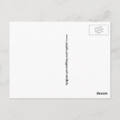 Carte Postale Bonnes intentions Chien (Dos)