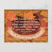 Carte Postale Bonnes notes d'amis (Devant)