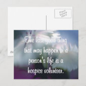 Carte Postale Bonnes oeuvres du bénévole de l'Hospice (Devant / Derrière)