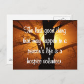 Carte Postale Bonnes oeuvres du bénévole de l'Hospice (Devant / Derrière)