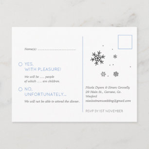 Carte Postale Bonnets et mitaines de mariage d'hiver chauds et c