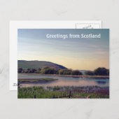 Carte Postale Bonnie Scotland — Scottish Loch View (Devant / Derrière)