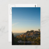 Carte Postale Bonnieux, village dans le Luberon, Provence. (Devant / Derrière)