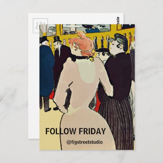 Carte Postale Bons amis (Devant / Derrière)