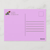 Carte Postale Bons amis, bon vin (Dos)