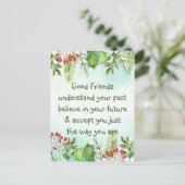 Carte Postale Bons amis Comprendre l'inspiration (Debout devant)