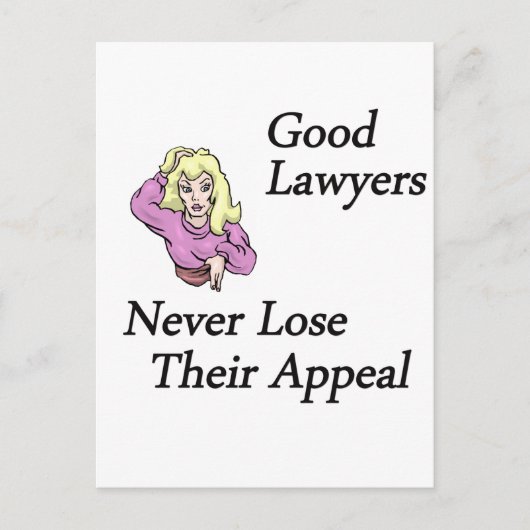 Carte Postale Bons avocats (Devant)