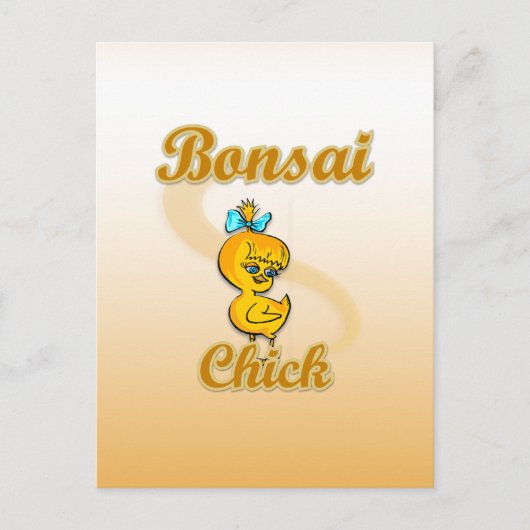 Carte Postale Bonsai Chick (Devant)