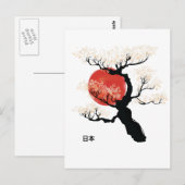 Carte Postale Bonsaï Japonais (Devant / Derrière)
