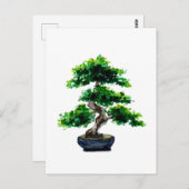 Carte Postale Bonsaï japonais (Devant / Derrière)