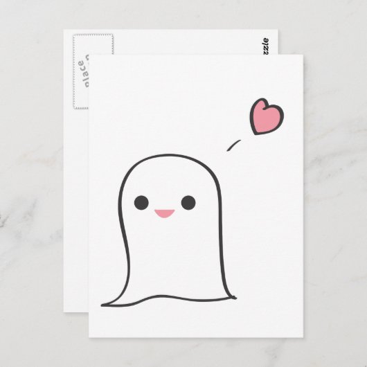 Carte Postale Boo (Devant / Derrière)