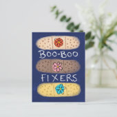 Carte postale Boo-Boo Fixer Bandaids (Debout devant)
