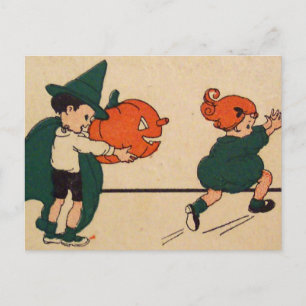 Carte Postale Boo ! (Carte Halloween Vintage)
