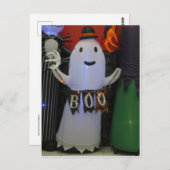 Carte Postale Boo Ghost (Devant / Derrière)