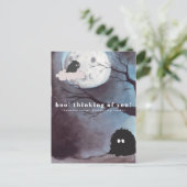 Carte Postale Boo ! Pensez à vous | Cute Halloween (Debout devant)