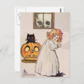 Carte Postale Boogeyman (Carte d'Halloween Vintage) (Devant / Derrière)