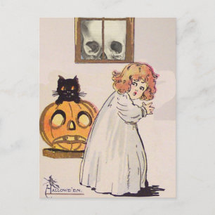 Carte Postale Boogeyman (Carte d'Halloween Vintage)