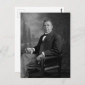 Carte Postale Booker T. Washington Portrait par Harris & Ewing (Devant / Derrière)