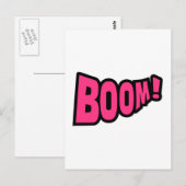 Carte Postale Boom (Devant / Derrière)
