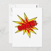 Carte Postale Boom ! Dessin SFX (Devant / Derrière)