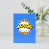Carte Postale Boom! Explosion de dessin animé (Debout devant)
