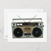 Carte Postale Boombox (Devant / Derrière)