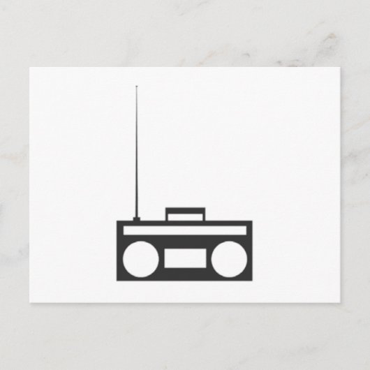 Carte Postale Boombox (Devant)