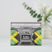 Carte Postale Boombox Jamaïque (Debout devant)