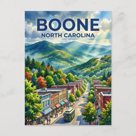 Carte Postale Boone États-Unis (Devant)