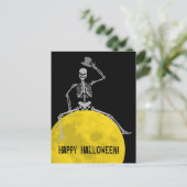 Carte Postale BOOO éffrayant de la Lune ! (Debout devant)