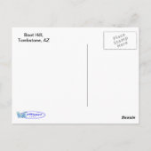 Carte Postale Boot Hill (Dos)